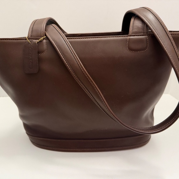 Coach 9302 Bleecker Basket in Mahogany Leather, MADE IN USA - Picture 2 of 9